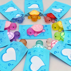 20pcs Glow in the Dark Turtle Matching Game Mini Blind Box Pieces