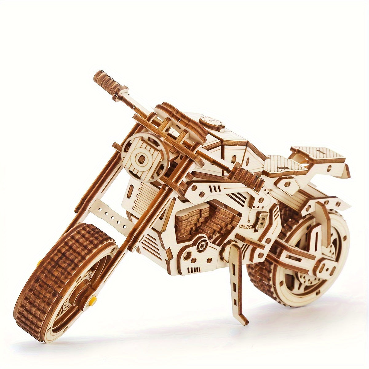 3D Wooden Puzzle Motorcycle Model Kits Halloween Gift