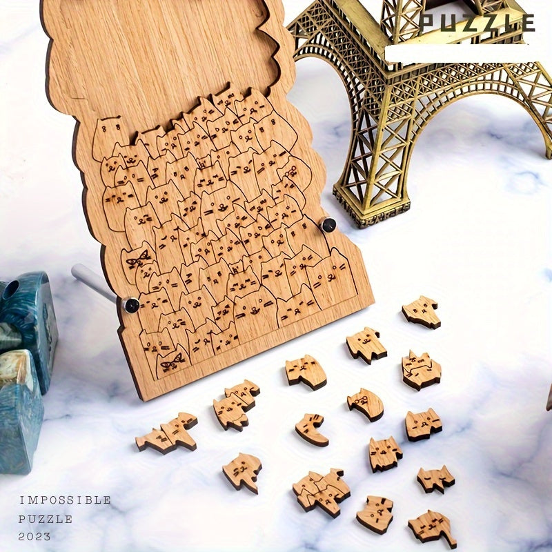 100 Cats Solve Ultra Difficult Puzzle Christmas Gift