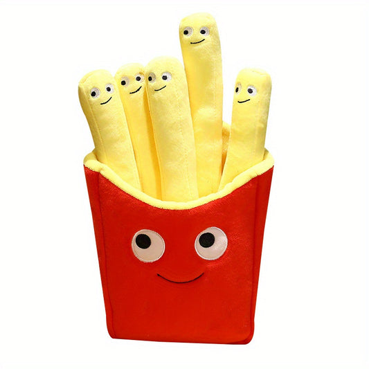 French Fries Plush Stuffed Toy Sofa Pillow Car Accessories