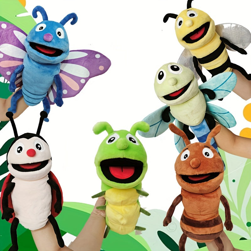 Adorable Insect Stuffed Toy Puppets Hand Control Gloves for Kids