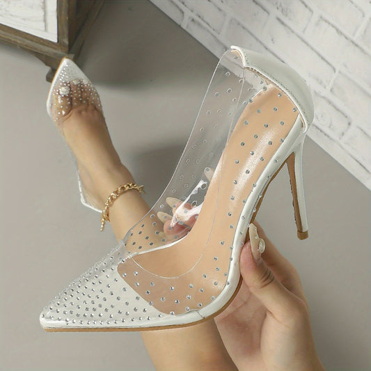 Women's Rhinestone High Heel Stilettos