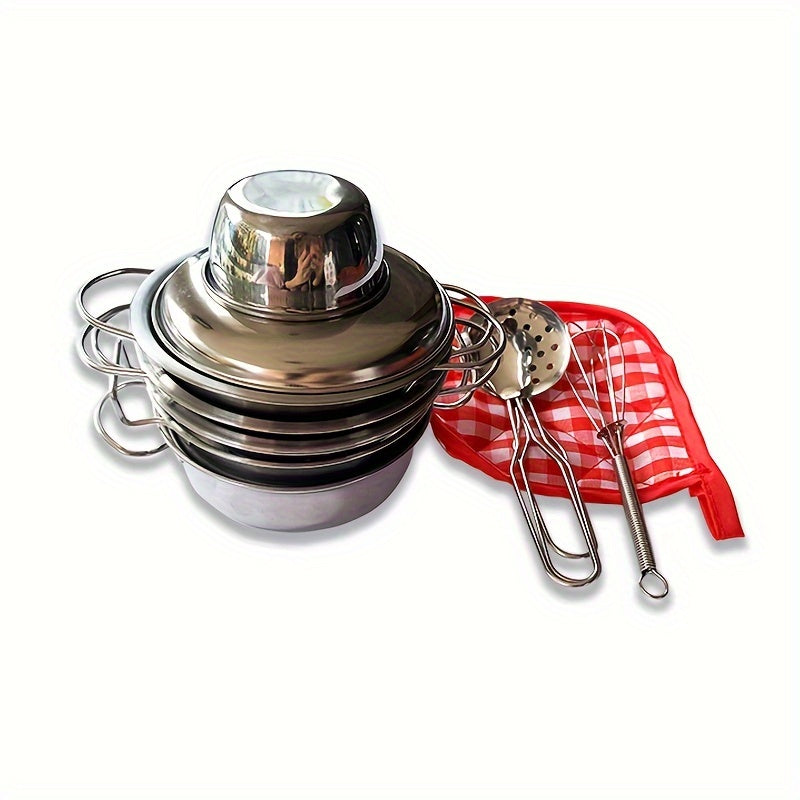 Kids Mini Stainless Steel Kitchen Set