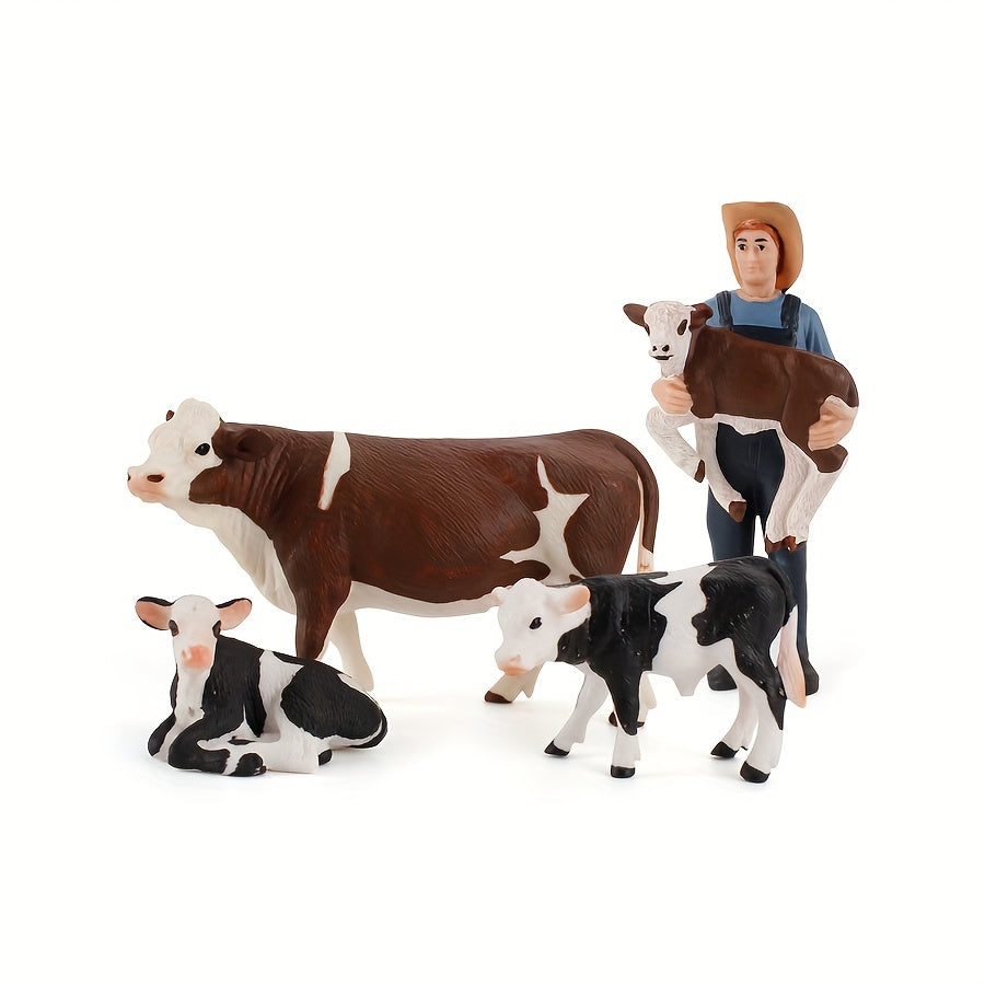 Fantarea Farm Playset PVC Figurines Eco Friendly Learning