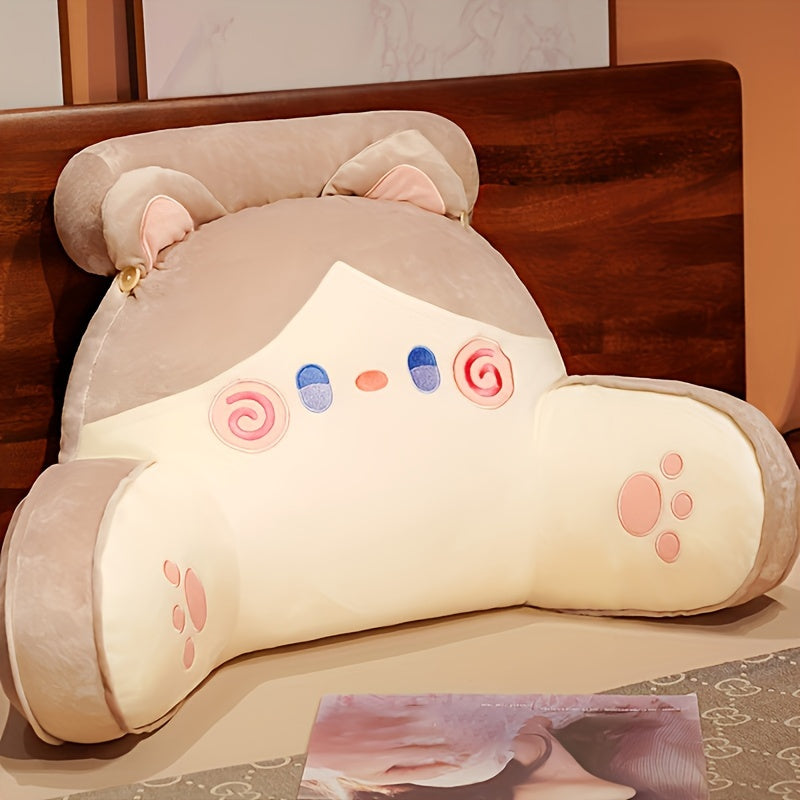 Cat Head Sofa Cushion Pillow Chair Backrest Holiday Gift