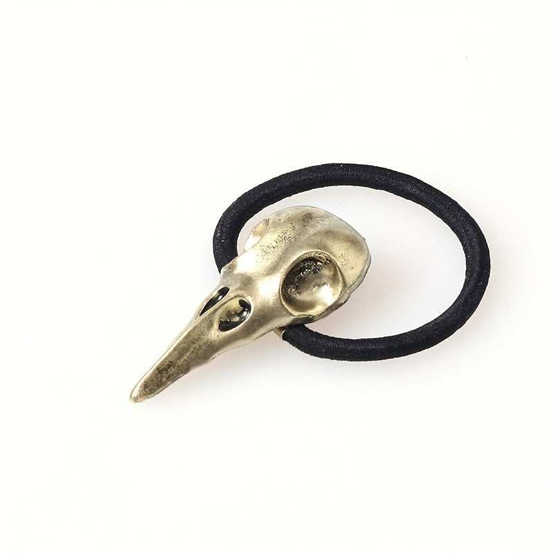 Halloween Punk Style Crow Skull Hair Ties