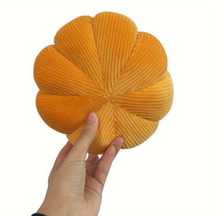 Molutian Fluffy 3D Pumpkin Plush Pillow for Halloween & Thanksgiving Decor