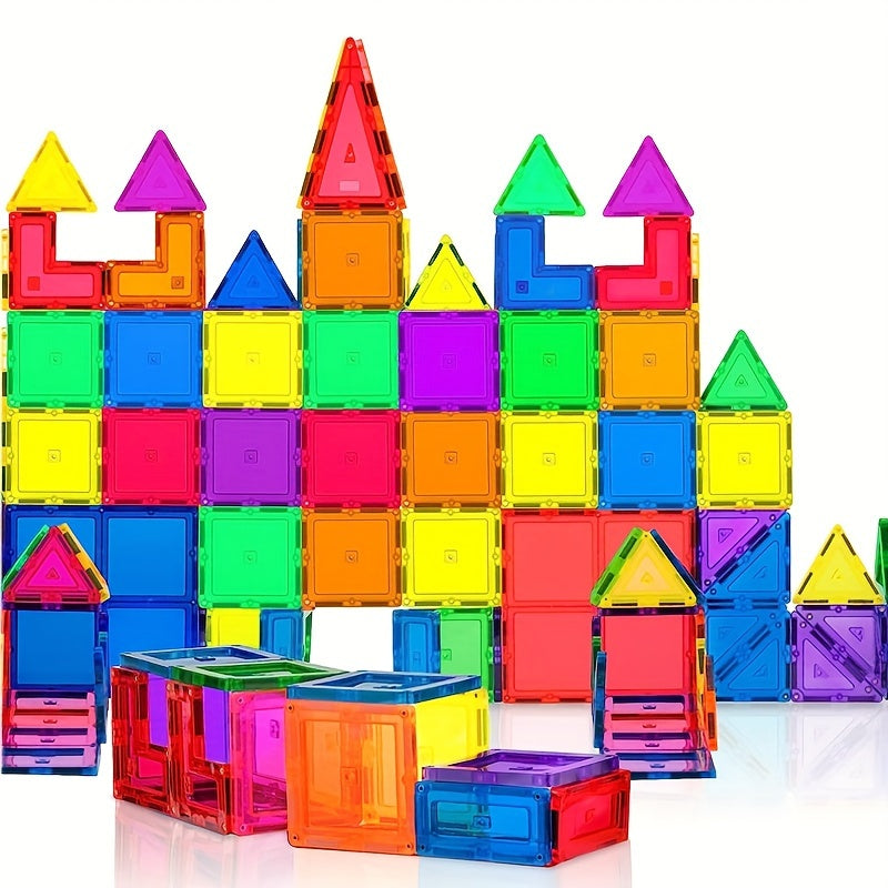 Magnetic 3D Building Blocks Set for Boys & Girls