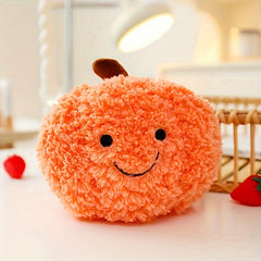 Halloween Pumpkin Plush Toy Pillow Soft Stuffed Pumpkin with Smiling Face