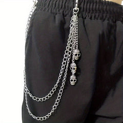 Skull Chains Men's Decorative Pant Chain Jeans Waist Chains