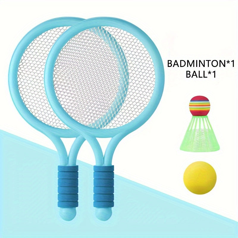 GIRLA Kids' Racket Set for Fun Indoor Outdoor Play with Ball