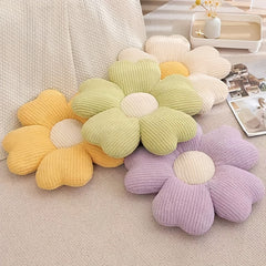 Plush Flower Pillow for Kids Bedroom Decor and Window Seating