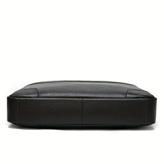 Men's Leather Laptop Tote Bag Shoulder Bag