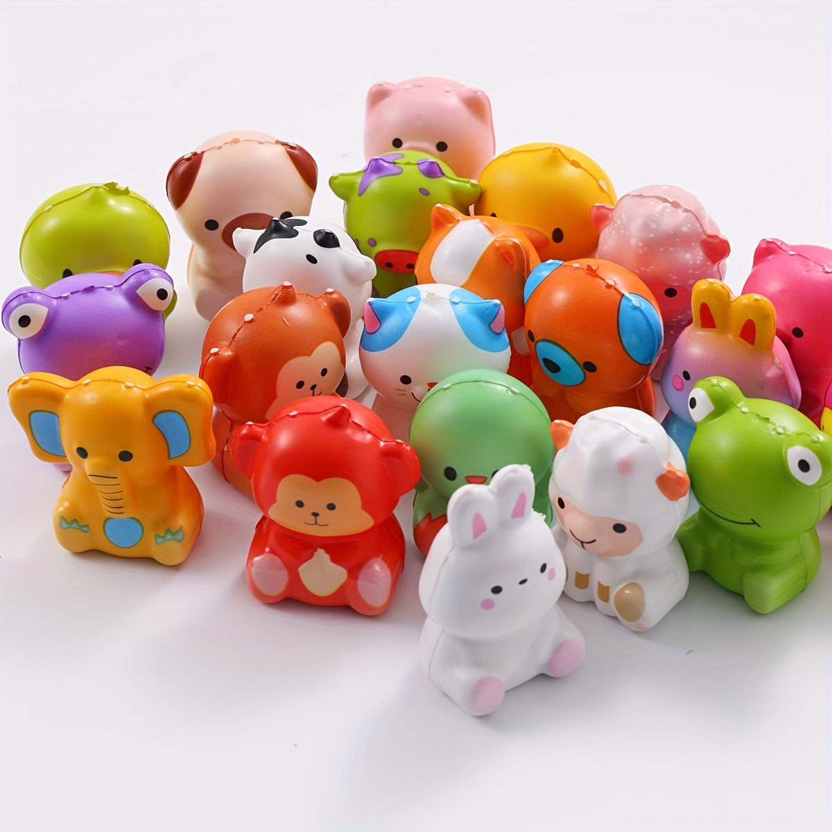 18Pcs Mini Animal Squishy Toys Party Favors Gift Game Prizes Toys