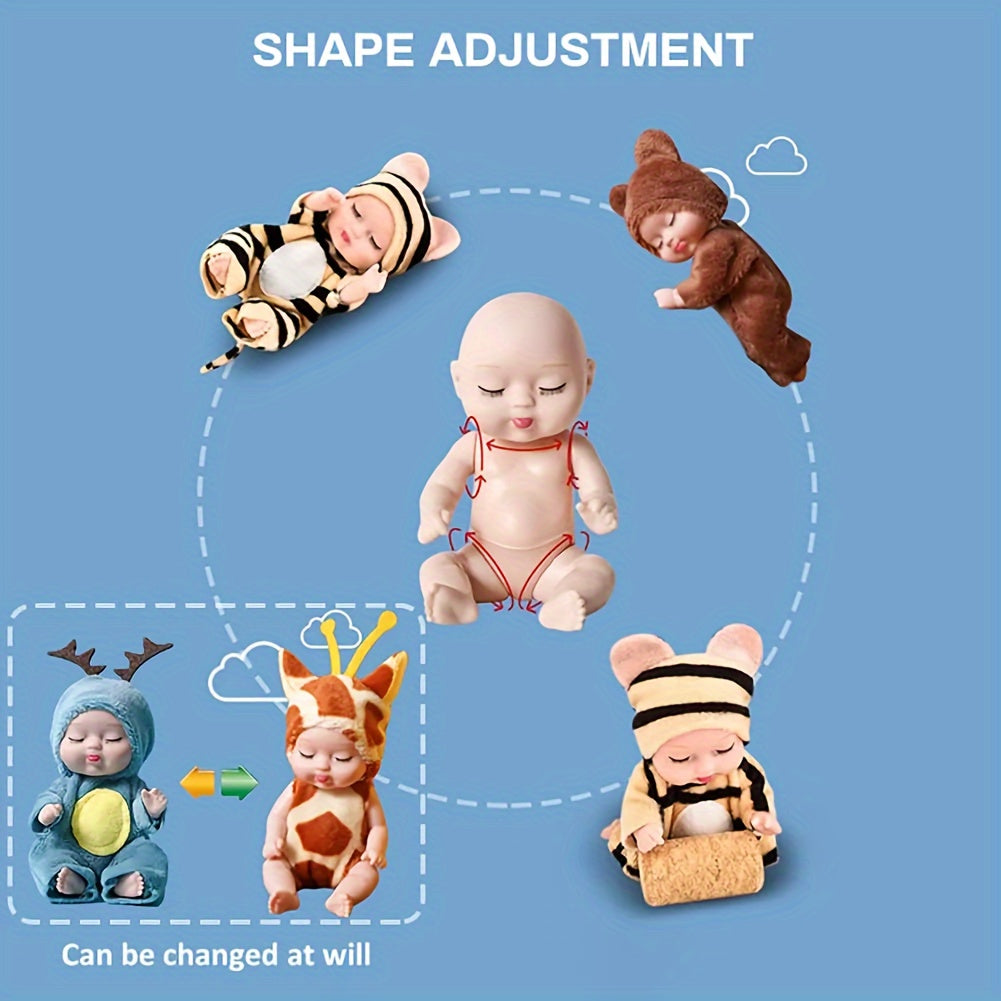 6pcs Baby Dolls Pajama Fairy Toy 10 Animal Princess Doll Gift