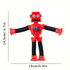 Colorful Stretchy Robots Flexible Hand Puppet Toy for Kids