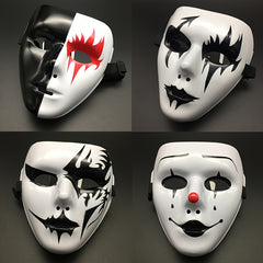 Halloween Face Mask Hand Painted PVC Street Dance Style