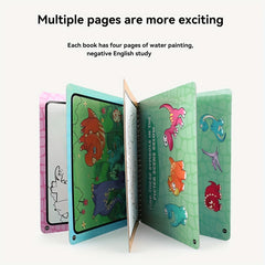 Magic Water Painting Book for Kids - Reusable Graffiti Coloring Book