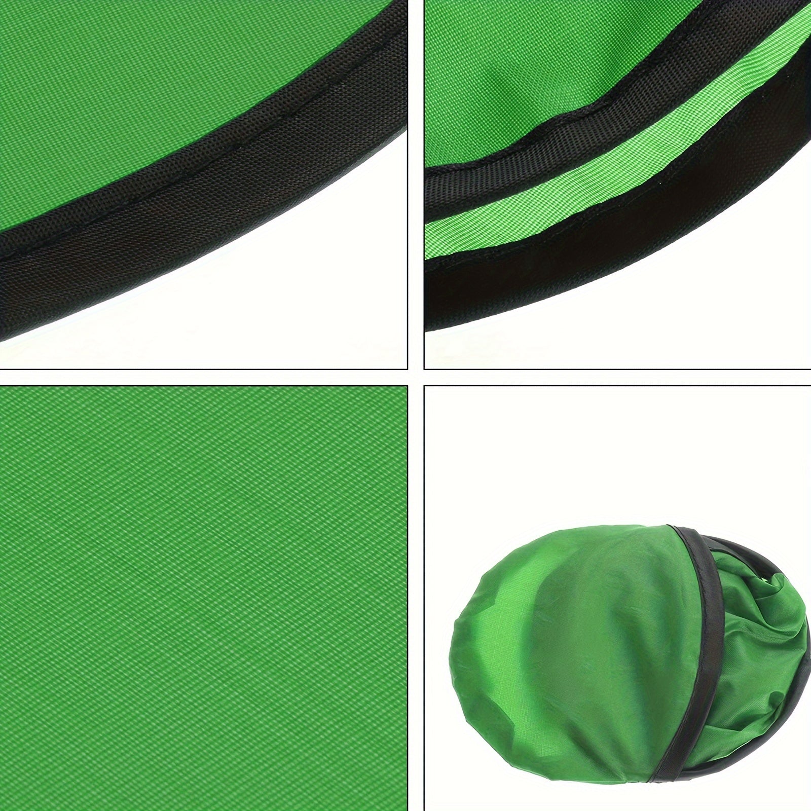 8pcs Nujoyco Foldable Fan & Flying Disc Set Lightweight Portable Hand Fans