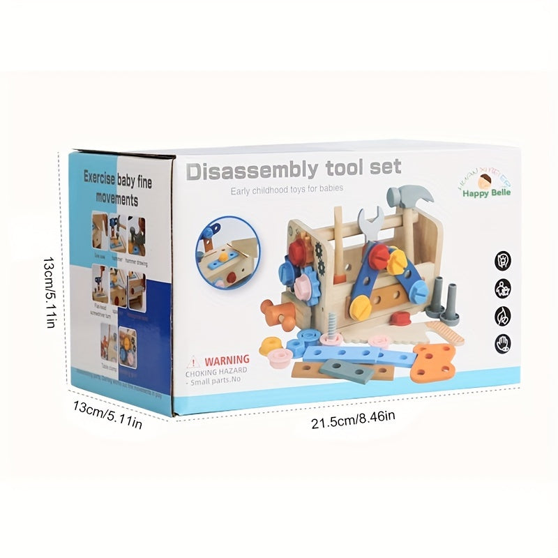 Wooden Disassembling Step Learning Toy for Boys and Girls
