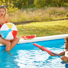 4 Pack Long Range Rubber Water Shooters for Kids - Summer Pool Toys