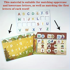 Educational Busy Book for Kids Ages 3 - Farm Animals & Alphabet Themes