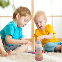 Kids' Bear Stacking Cups Set Family Beach Play Assorted Colors