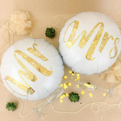 9pcs Wedding Aluminum Film Balloons Love Anniversary Decor Props