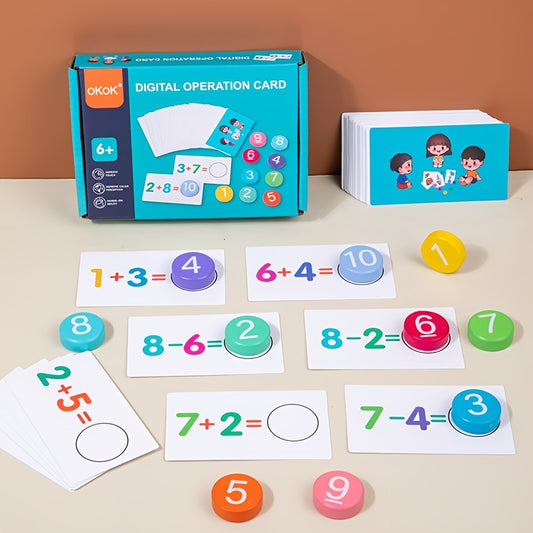 Math Educational Toys for Kids Addition Subtraction Within 10