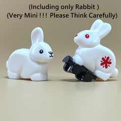 9pcs Mini Building Block Lovely Rabbit Anime DIY Animal Park Gift