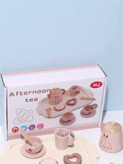 Kids Afternoon Tea Playset with Teapot and Dessert Toys