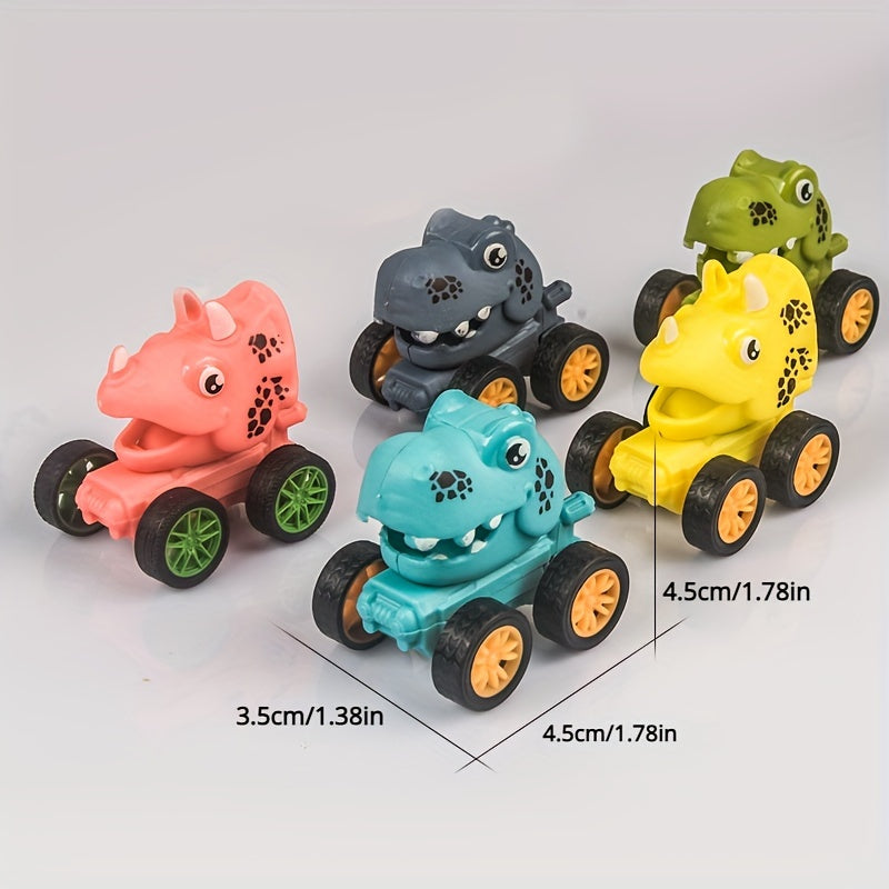 10pcs Mini Dinosaur Pull Back Car Inertial Toys Birthday Party Favors