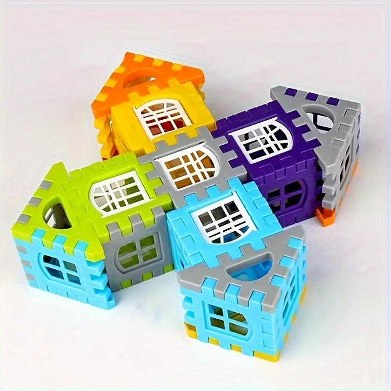 100 Pieces DIY Block Set Square Building Blocks Educational Toy