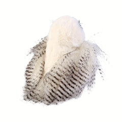 7.08in Snowy Owl Plushie for Kids Room Decor