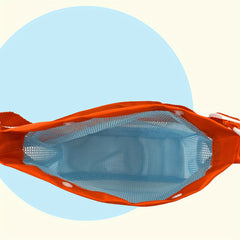 2pcs Mesh Beach Toy Bag Sand Toys & Seashell Collecting Ideal Pool Swim