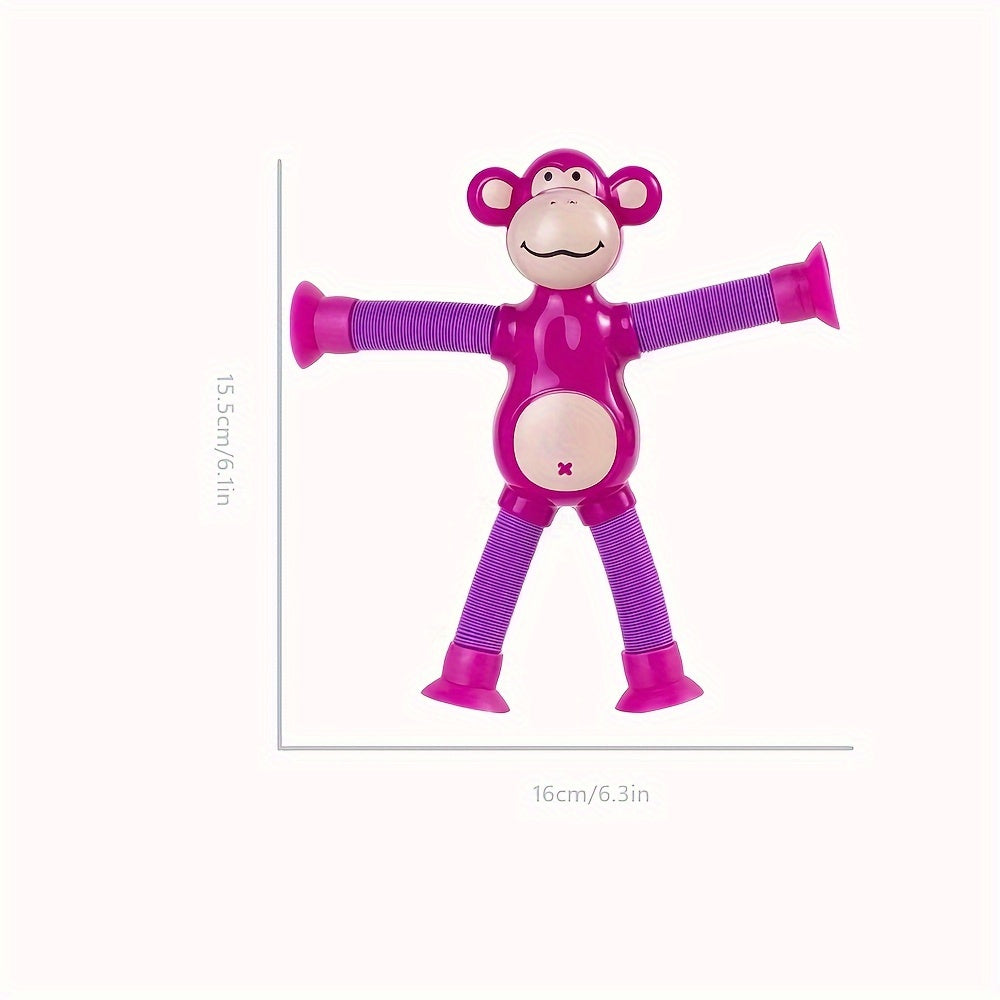 Stretchy Monkey Suction Cup Toy for Kids & Adults Interactive Game