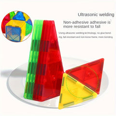 Magnetic 3D Building Blocks Set for Boys & Girls