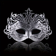 Royal Style Crown Eye Mask Half Face Mask Halloween Cosplay Prop