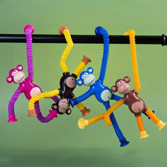 Stretchy Monkey Suction Cup Toy for Kids & Adults Interactive Game