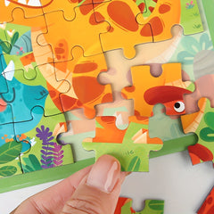 Parent Child Jigsaw Puzzles 3-in-1 Learning Toys for Family Activity