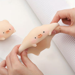Soft Slow Rebound Squishy Pig Toy for Adults