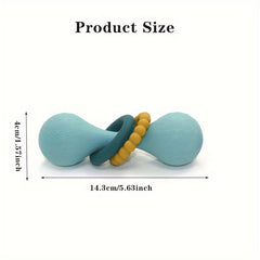 Silicone Kids Rattle Toy Set for Teething Play 0-1