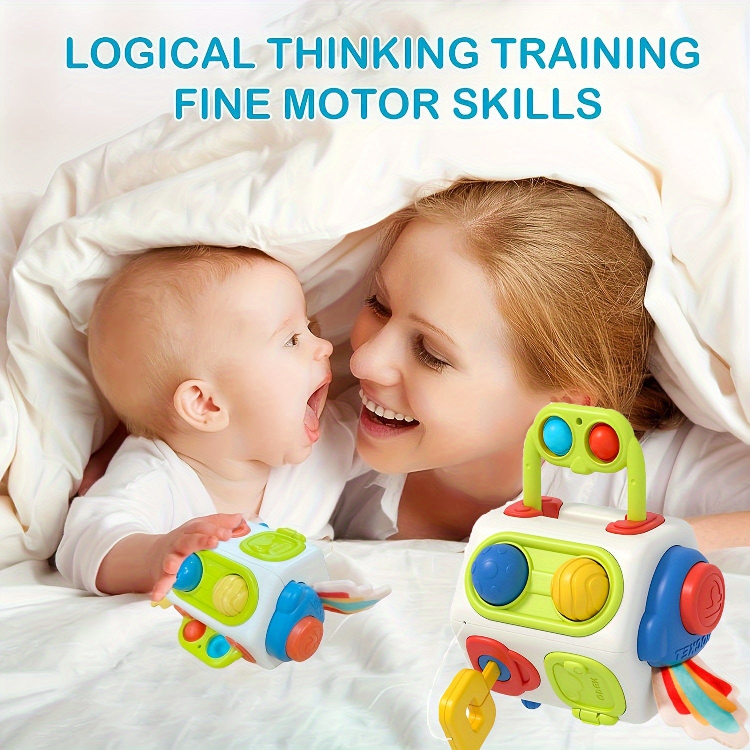 Busy Cube Toddler Sensory Activities Toy Christmas Gift Educational