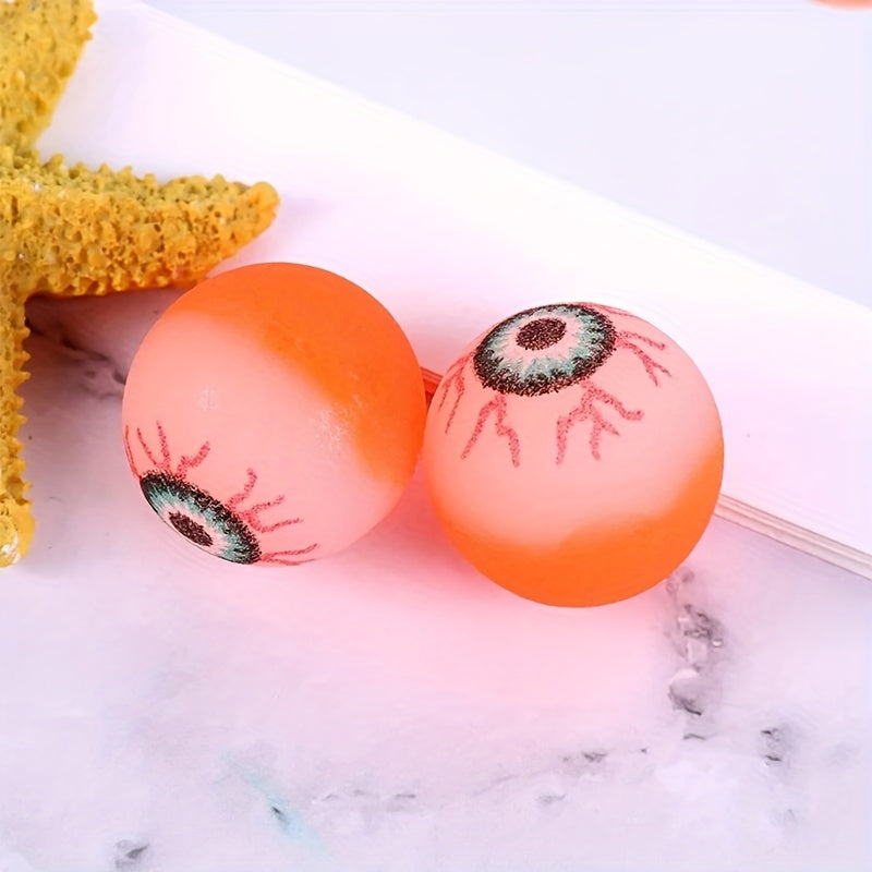 10pcs Glowing Eyeball Dolls Spooky Bouncy Eyes for Halloween Cosplay