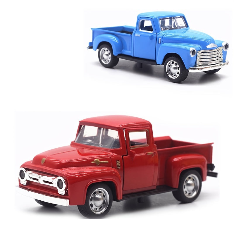 Alloy Vintage Truck Model Kids Toys Parts Huili Car Model Boy Toy