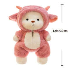 Bear Doll Joint Movable Plush Toy Stuffed Animal Home Decoration Gift