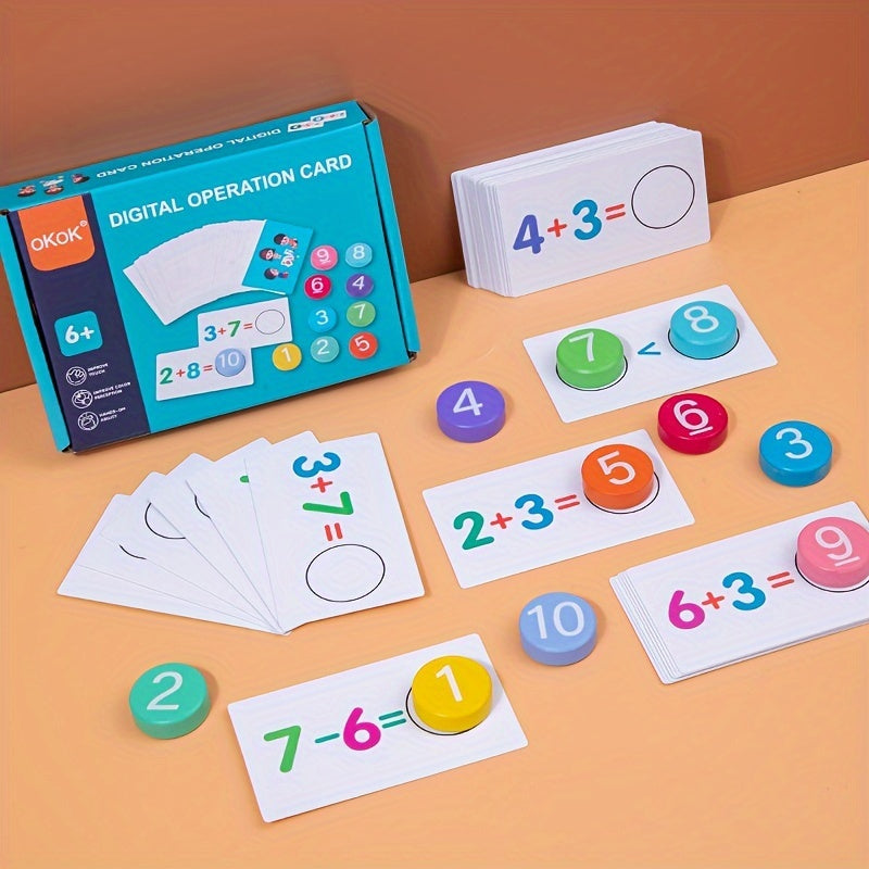 Math Educational Toys for Kids Addition Subtraction Within 10