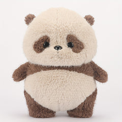 Adorable Brown Panda Plush Toy Soft Standable Stuffed Animal