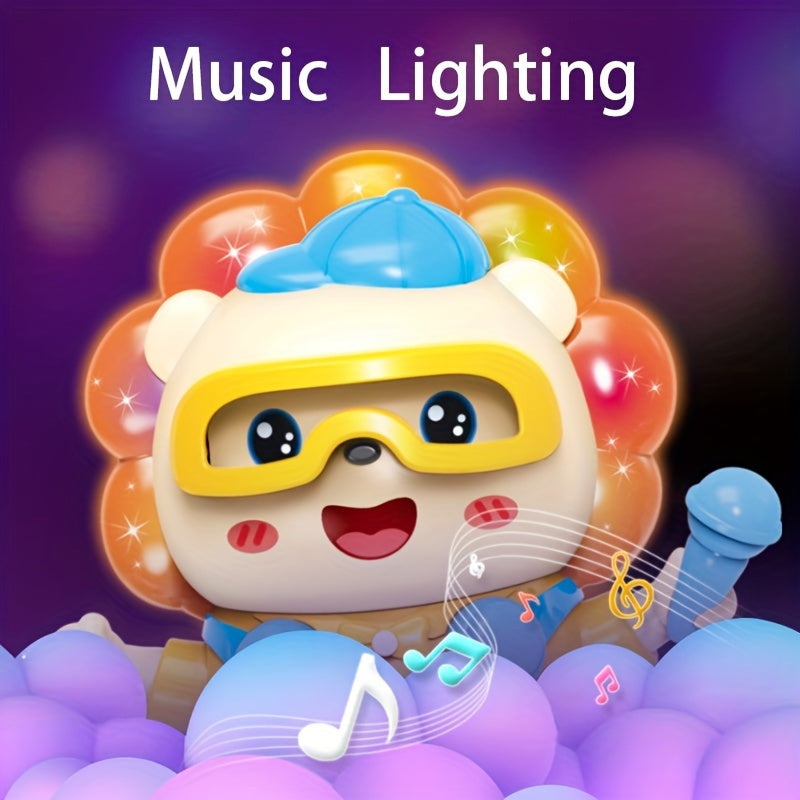 Dance Star Interactive Lion Robot Toy with Lights & Music for Young Kids