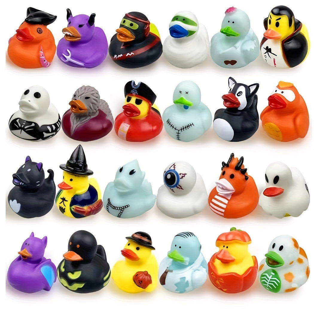 Halloween Rubber Duckies 12-24pcs Ideal for Party Favors & Decorations